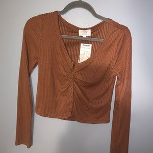 Burnt orange long sleeve